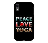 Carcasa para iPhone XR Paz Amor Yoga Diversión Paz Verano Namaste