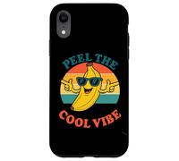 Carcasa para iPhone XR Peel The Cool Vibe Retro Banana, Divertido Verano De Frutas Vintage