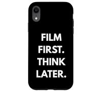 Carcasa para iPhone XR Película Primero Piensa Luego Bold Creator Tipografía