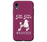 Carcasa para iPhone XR Peluquería Divertida de Perro caniche Recortado The Fur Whisperer
