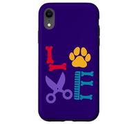 Carcasa para iPhone XR Peluquero Profesional de Pelo de Cachorro Lindo para Perros