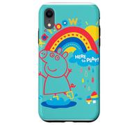 Carcasa para iPhone XR Peppa Pig Rainbow