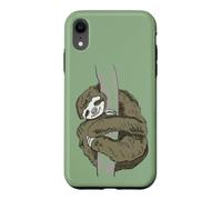 Carcasa para iPhone XR Perezoso Abrazando Relajado Dormir Adolescente Cansado Perezoso Lento