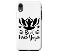 Carcasa para iPhone XR Pero la Primera Postura de Loto de la mañana de meditación de Yoga