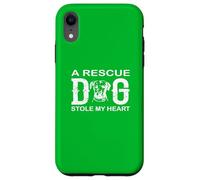 Carcasa para iPhone XR Perro de Rescate robó mi corazón Adopción Amor