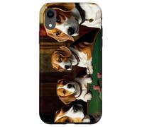 Carcasa para iPhone XR Perros Jugando Al Poker Beagles Perro Beagle Juego De Cartas