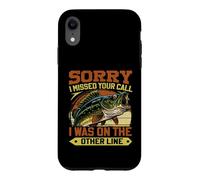 Carcasa para iPhone XR Pesca Estoy en la Otra línea de Pesca