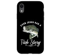 Carcasa para iPhone XR Pesca Incluso Jesús Tenía Historia De Pescado Divertido Bass Papá Christian