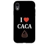 Carcasa para iPhone XR Péteur prout J'aime le Caca Humour i Love Caca