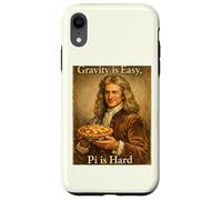 Carcasa para iPhone XR Pi Day Gravity is Easy Pi es difícil Divertido Newton Science Pun