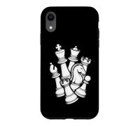 Carcasa para iPhone XR Piezas para Amantes del ajedrez Jugador Vintage Listo para Jugar