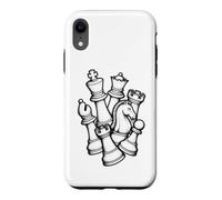 Carcasa para iPhone XR Piezas para Amantes del ajedrez Jugador Vintage Listo para Jugar