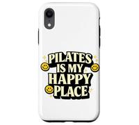 Carcasa para iPhone XR Pilates Is My Happy Place, Regalo Divertido para los Amantes del Bienestar