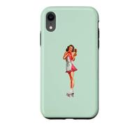 Carcasa para iPhone XR Pin Up Girl Bastante Morena Patines Patines Piernas