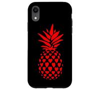 Carcasa para iPhone XR Pineapple Red Hearts Funny Valentines Women Men Adult