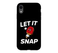 Carcasa para iPhone XR Ping Pong Table Tennis Let It Snap Retro Paddle