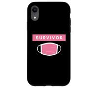 Carcasa para iPhone XR Pink Face Mask Survivor Cure Cancer Patients