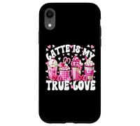 Carcasa para iPhone XR Pink Latte Mug Set True Love For Women Valentines Coffee