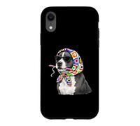 Carcasa para iPhone XR Pitbull Pittie Dog Granny - Hilo Cuadrado para Ganchillo
