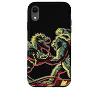 Carcasa para iPhone XR Plantilla King Kong Skull Island Vs Gaw MonsterVerse Mash Geek