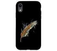 Carcasa para iPhone XR Pluma Colorida del Arte de la Acuarela de la India de los nativos