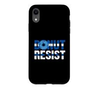 Carcasa para iPhone XR Police Officer - Donut Resist - Thin Blue Line Cop Policeman