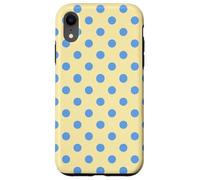 Carcasa para iPhone XR Polka Dot Blue and Yellow Polkadots