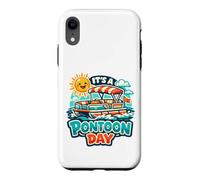 Carcasa para iPhone XR Pontón Day Fun Boat Sunny Water