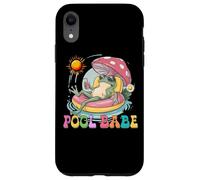Carcasa para iPhone XR Pool Babe Lindo Rana Seta Retro Verano Vibes