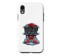 Carcasa para iPhone XR por Todos los Medios muévete a un Ritmo Glacial Divertida Palabra inspiradora