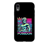 Carcasa para iPhone XR Poseidón Mitología Griega Antigua Grecia Estilo Vaporwave