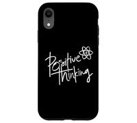 Carcasa para iPhone XR Positive Thinking Sign Think Like a Proton Be Positive Quote