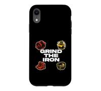 Carcasa para iPhone XR Powerlifting Gym Weightlifting Grind The Iron