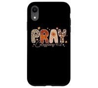 Carcasa para iPhone XR Pray Colosenses 4:2 Tema de otoño