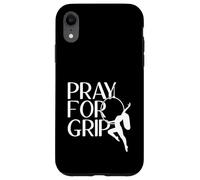 Carcasa para iPhone XR Pray For Grip - Aro para Antena de Amor, Regalo de Yoga aéreo