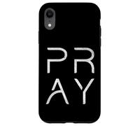 Carcasa para iPhone XR Pray God Jesus Christ Faith Prayer Religious Christian