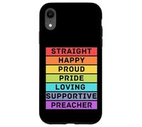 Carcasa para iPhone XR predicador Recto Feliz Orgulloso Orgullo Amante Iglesia de Apoyo