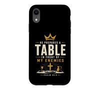 Carcasa para iPhone XR Prepara una Mesa Delante de mis Enemigos Salmo 23:5