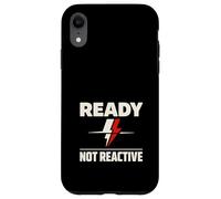 Carcasa para iPhone XR Preparado No Paranoico Preparado para Emergencia Calma Preparado Todos los Días