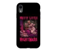 Carcasa para iPhone XR Pretty Little Nightmare Humor Oscuro Pulp Horror Mujeres Adultas