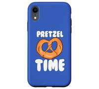 Carcasa para iPhone XR Pretzel Time Funny Pretzel Lovers Cita Alemán Bávaro