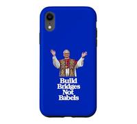 Carcasa para iPhone XR Primer Papa Americano León XIV - Construir Puentes, no Babels