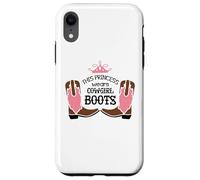 Carcasa para iPhone XR Princesa Cowgirl Botas Western Country Rodeo Girl