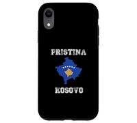 Carcasa para iPhone XR Pristina Kosovo Vintage Kosovo Bandera Mapa Diseño