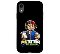 Carcasa para iPhone XR Probando A/B mi Personalidad, Divertida comercializadora Digital