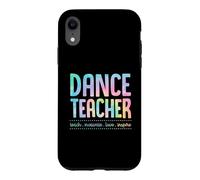 Carcasa para iPhone XR Profesor de Danza Enseñar Motivar Amor Inspirar Enseñanza Lema