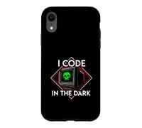 Carcasa para iPhone XR Programmer I Code In The Dark Retro Hacker Skull