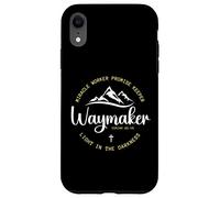Carcasa para iPhone XR Promise Keeper Miracle Worker Waymaker Christian Mom Dad