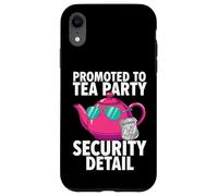 Carcasa para iPhone XR Promoted To Tea Party Security Detail Funny Dad