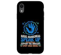 Carcasa para iPhone XR Protección Infantil Fin Abuso Manos Diseño de Defensa